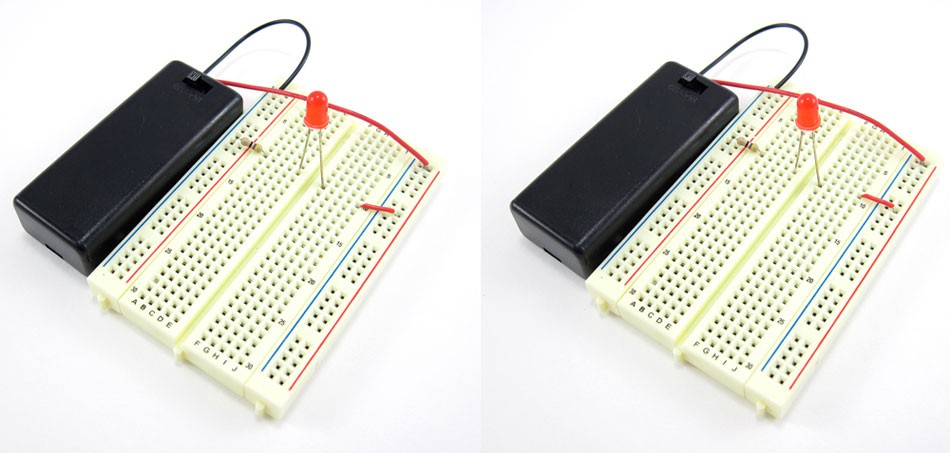 How do I connect the phone cable in the breadboard - Electrical