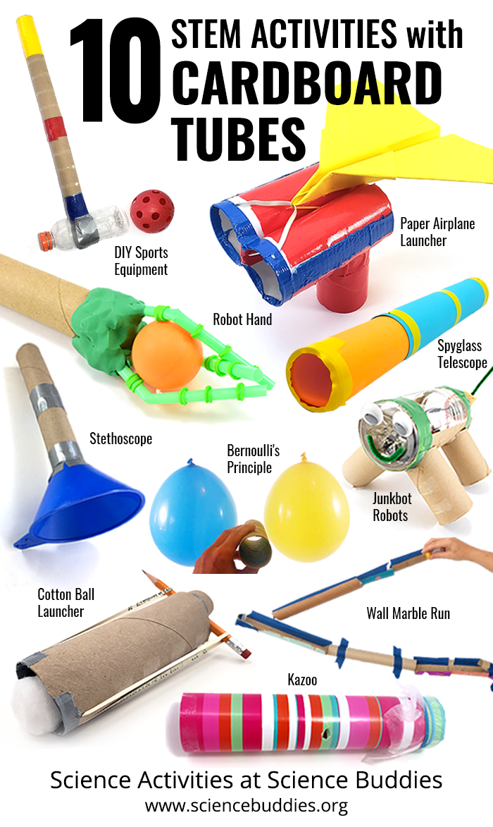 10 STEM Activities with Cardboard Tubes