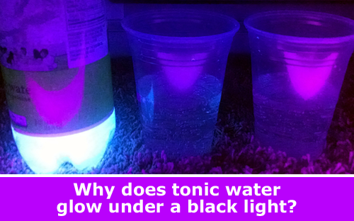 bleach tonic water black light experiment