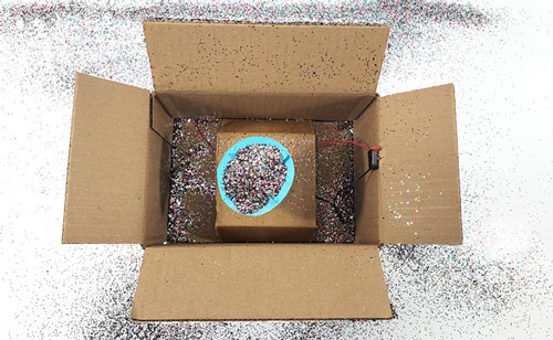 Make a Glitter Surprise Package